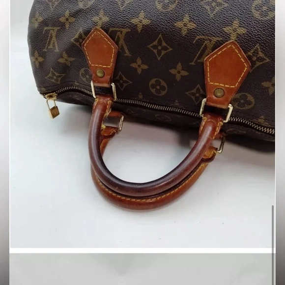 Louis Vuitton SPEEDY 30 Brown Monogram Bag - Picture 4 of 13